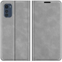 Just in Case Wallet Case Magnetic voor Motorola Moto E32 / Moto E32s - Grijs