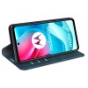 Just in Case Wallet Case Magnetic voor Motorola Moto G60S - Blauw