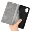 Just in Case Wallet Case Magnetic voor Nothing Phone (1) - Grijs