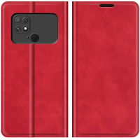 Just in Case Wallet Case Magnetic voor Xiaomi Poco C40 - Rood