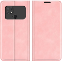 Just in Case Wallet Case Magnetic voor Xiaomi Poco C40 - Roze