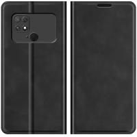 Just in Case Wallet Case Magnetic voor Xiaomi Poco C40 - Zwart