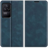 Just in Case Wallet Case Magnetic voor Xiaomi Poco F4 - Blauw