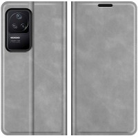 Just in Case Wallet Case Magnetic voor Xiaomi Poco F4 - Grijs