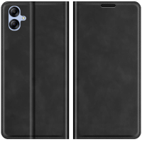 Just in Case Wallet Case Magnetic voor Samsung Galaxy A04e - Zwart