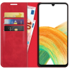 Just in Case Wallet Case Magnetic voor Samsung Galaxy A33 - Rood