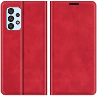 Just in Case Wallet Case Magnetic voor Samsung Galaxy A53 - Rood