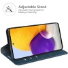 Just in Case Wallet Case Magnetic voor Samsung Galaxy A72 - Blauw