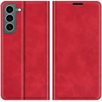 Just in Case Wallet Case Magnetic voor Samsung Galaxy S23 Plus - Rood