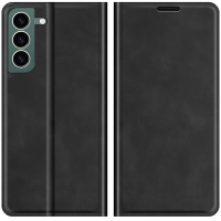Just in Case Wallet Case Magnetic voor Samsung Galaxy S23 Plus - Zwart
