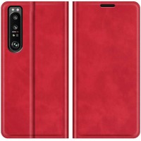 Just in Case Wallet Case Magnetic voor Sony Xperia 1 IV - Rood