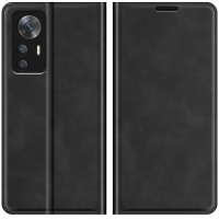 Just in Case Wallet Case Magnetic voor Xiaomi 12T / 12T Pro - Zwart