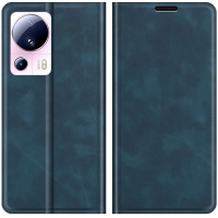 Just in Case Wallet Case Magnetic voor Xiaomi 13 Lite - Blauw