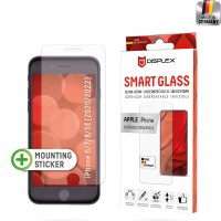 Displex Premium Smart Glass Screenprotector voor Apple iPhone 6/6S/7/8 / iPhone SE 2022/2020 - Transparant