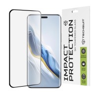 Techsuit 3D Curved Screen Impact Protection Screenprotector voor HONOR Magic6 Pro - Zwart