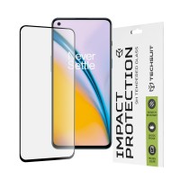 Techsuit Full Cover Impact Protection Screenprotector voor OnePlus Nord CE 5G / Nord 2/2T - Zwart