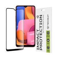 Techsuit Full Cover Impact Protection Screenprotector voor Samsung Galaxy A20s - Zwart