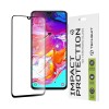 Techsuit Full Cover Impact Protection Screenprotector voor Samsung Galaxy A70/A70s/A90 - Zwart