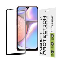 Techsuit Full Cover Impact Protection Screenprotector voor Samsung Galaxy A10/A10s/M10 - Zwart