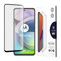 Dux Ducis Full Cover Gehard Glas Screenprotector voor Motorola Moto G 5G - Zwart