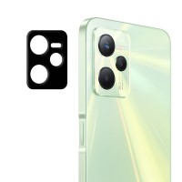 Techsuit Full Glass Camera Protector voor Realme C35/Narzo 50A Prime - Zwart