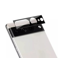 Techsuit Full Glass Camera Protector voor Google Pixel 7 Pro - Zwart