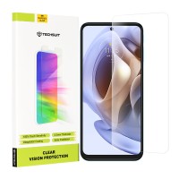 Techsuit Clear Vision Glass Screenprotector voor Motorola Moto G41 / Moto G31 / Moto G62 5G / Moto G71 5G - Transparant