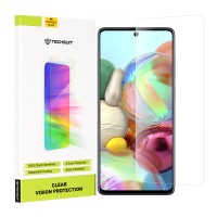 Techsuit Clear Vision Glass Screenprotector voor Samsung Galaxy A71 4G/5G/M51/Note 10 Lite - Transparant