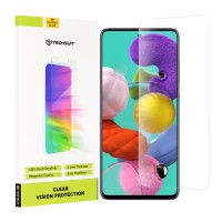 Techsuit Clear Vision Glass Screenprotector voor Samsung Galaxy A51 4G/5G - Transparant
