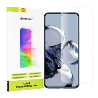 Techsuit Clear Vision Glass Screenprotector voor Xiaomi 12T / 12T Pro - Transparant