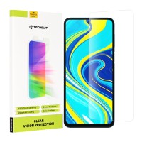 Techsuit Clear Vision Glass Screenprotector voor Xiaomi Redmi Note 9S/9 Pro - Transparant