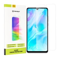 Techsuit Clear Vision Glass Screenprotector voor Huawei P30 Lite / P30 Lite New Edition - Transparant