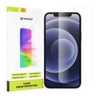 Techsuit Clear Vision Glass Screenprotector voor Apple iPhone 12 / iPhone 12 Pro - Transparant