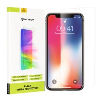 Techsuit Clear Vision Glass Screenprotector voor Apple iPhone XS / iPhone X / iPhone 11 Pro - Transparant
