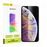 Techsuit Clear Vision Glass Screenprotector voor Apple iPhone 11 Pro Max / iPhone XS Max - Transparant