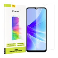 Techsuit Clear Vision Glass Screenprotector voor Oppo A77/A17/A57 4G/A57s / Realme C31/C35/Narzo 50A Prime / OnePlus Nord N20 SE - Transparant