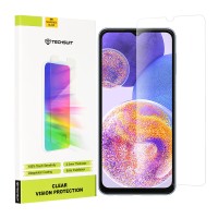 Techsuit Clear Vision Glass Screenprotector voor Samsung Galaxy A13 4G/A23/M13/M23/M33 - Transparant