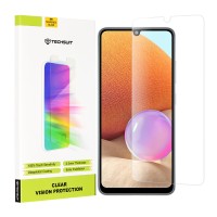Techsuit Clear Vision Glass Screenprotector voor Samsung Galaxy A32 - Transparant