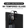 Techsuit Full Glass Camera Protector voor Samsung Galaxy S23 Ultra - Zwart