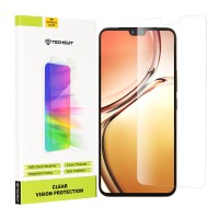 Techsuit Clear Vision Glass Screenprotector voor Vivo V23 - Transparant
