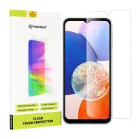 Techsuit Clear Vision Glass Screenprotector voor Samsung Galaxy A14 4G/5G - Transparant