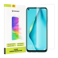 Techsuit Clear Vision Glass Screenprotector voor Huawei P40 Lite/P40 Lite E - Transparant