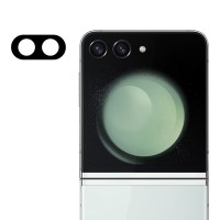 Techsuit Full Glass Camera Protector voor Samsung Galaxy Z Flip 5 - Zwart