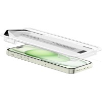 ITSKINS Supreme Glass Screenprotector met Applicator voor Apple iPhone 15 - Transparant