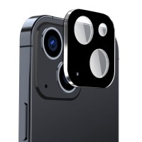 Techsuit Full Glass Camera Protector voor Apple iPhone 15/15 Plus - Zwart