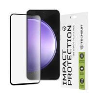 Techsuit Full Cover Impact Protection Screenprotector voor Samsung Galaxy S23 FE - Zwart