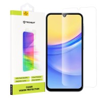 Techsuit Clear Vision Glass Screenprotector voor Samsung Galaxy A15 4G/5G / M15 / A25 / A24 4G - Transparant