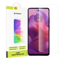 Techsuit Clear Vision Glass Screenprotector voor Motorola Moto G04 / G04s / G24 / G24 Power - Transparant