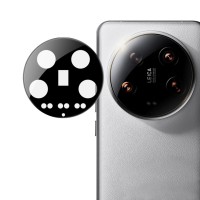 Techsuit Full Glass Camera Protector voor Xiaomi 14 Ultra - Zwart