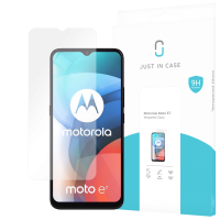 Just in Case Gehard Glas Screenprotector voor Motorola Moto E7 - Transparant